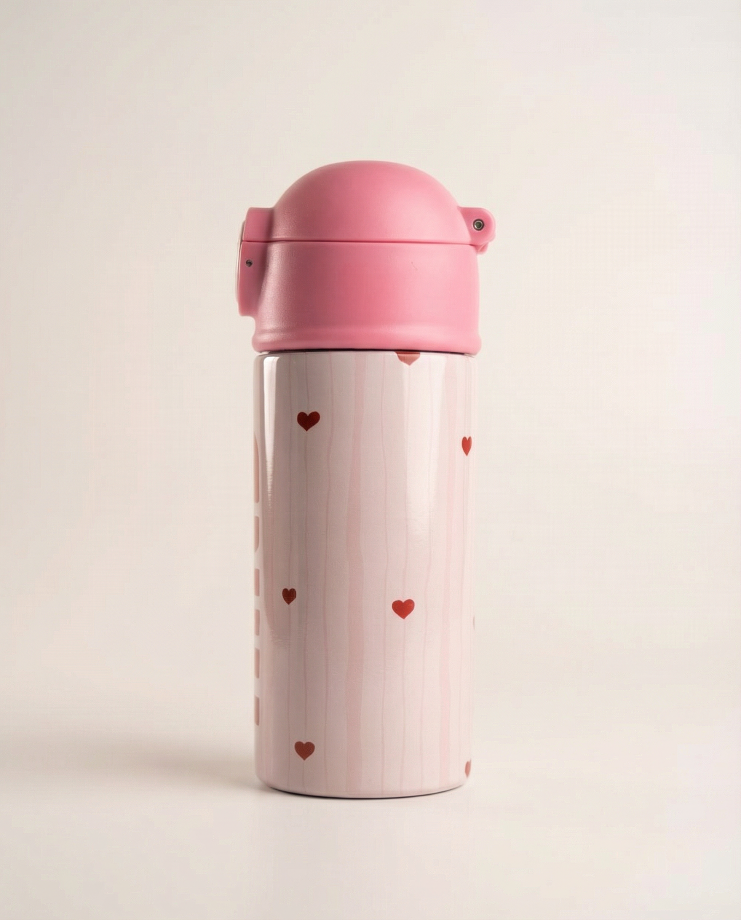 Personalized Kids Water Bottle 360ml – Pink Cap | UAE