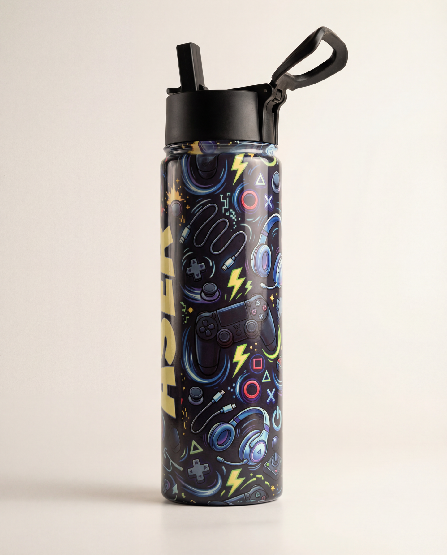 Personalized Stainless Steel Water Bottle 650ml – Custom Name | Next Day Delivery UAE