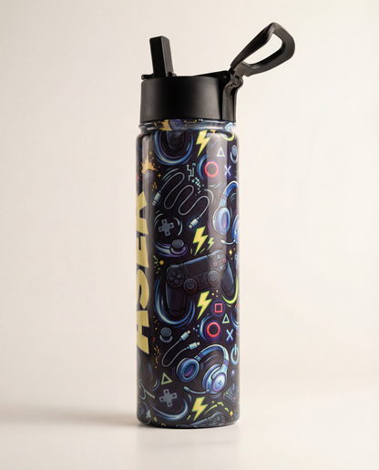 Personalized Stainless Steel Water Bottle 650ml – Custom Name | Next Day Delivery UAE