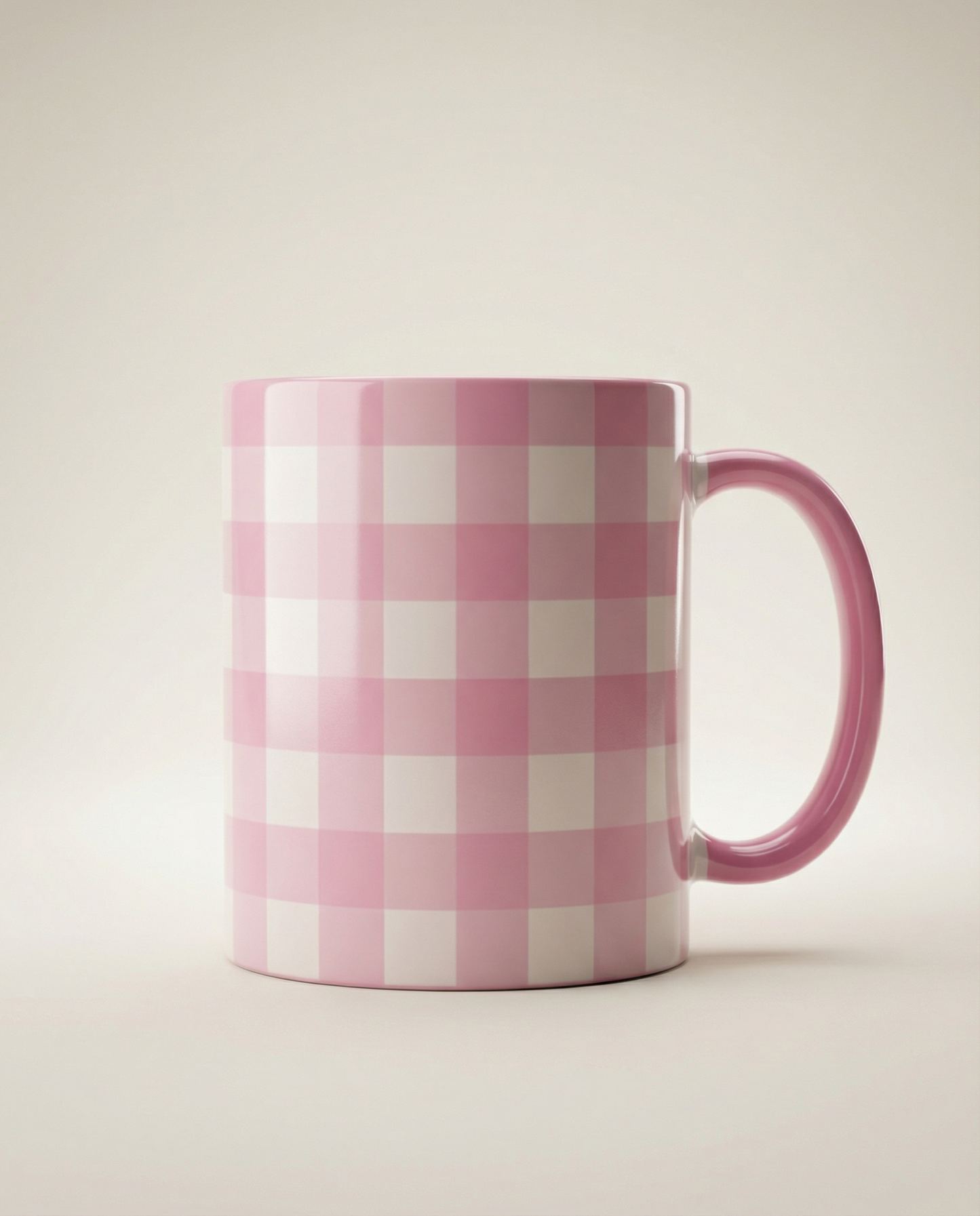 11oz ceramic pink coffee mug