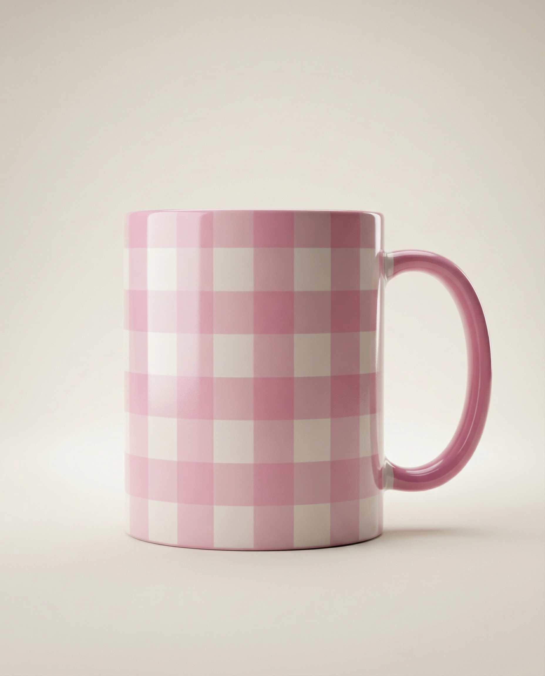11oz ceramic pink coffee mug
